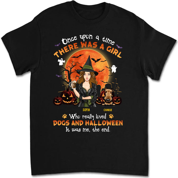 Personalized Halloween Witch Dog Mom Custom Unisex T Shirt Sweatshirt Hoodie