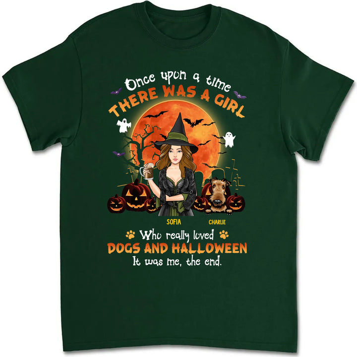 Personalized Halloween Witch Dog Mom Custom Unisex T Shirt Sweatshirt Hoodie