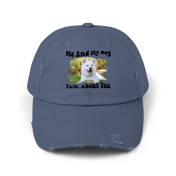 blue cap