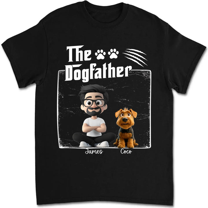 Personalized The Dogfather Chibi Cartoon Custom Unisex T Shirt Sweatshirt Hoodie