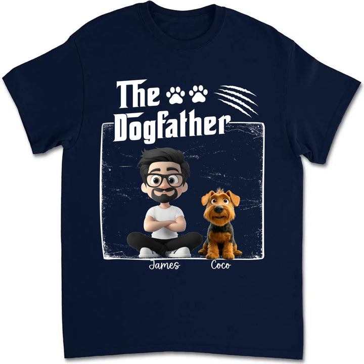 Personalized The Dogfather Chibi Cartoon Custom Unisex T Shirt Sweatshirt Hoodie