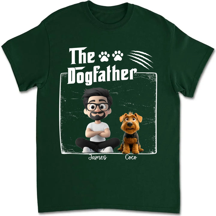 Personalized The Dogfather Chibi Cartoon Custom Unisex T Shirt Sweatshirt Hoodie