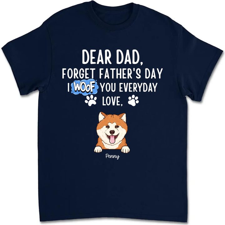 Personalized I Woof You Everyday Custom Unisex T Shirt Sweatshirt Hoodie