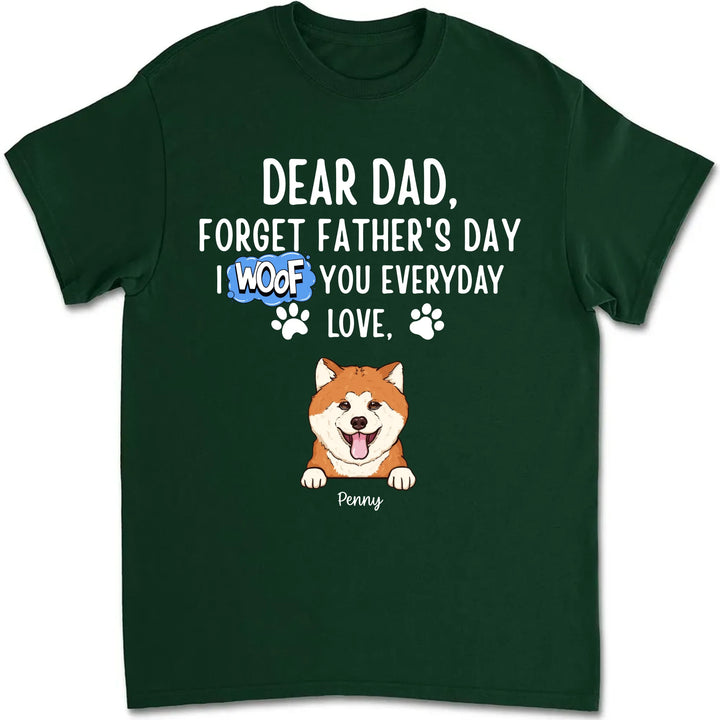 Personalized I Woof You Everyday Custom Unisex T Shirt Sweatshirt Hoodie