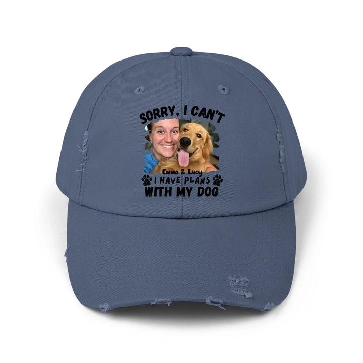 blue cap