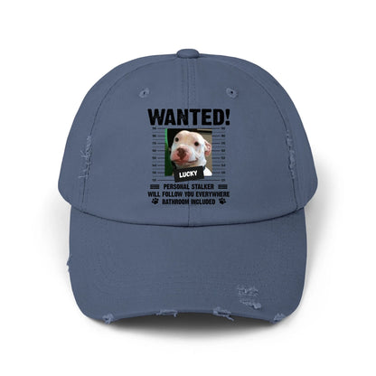 blue cap