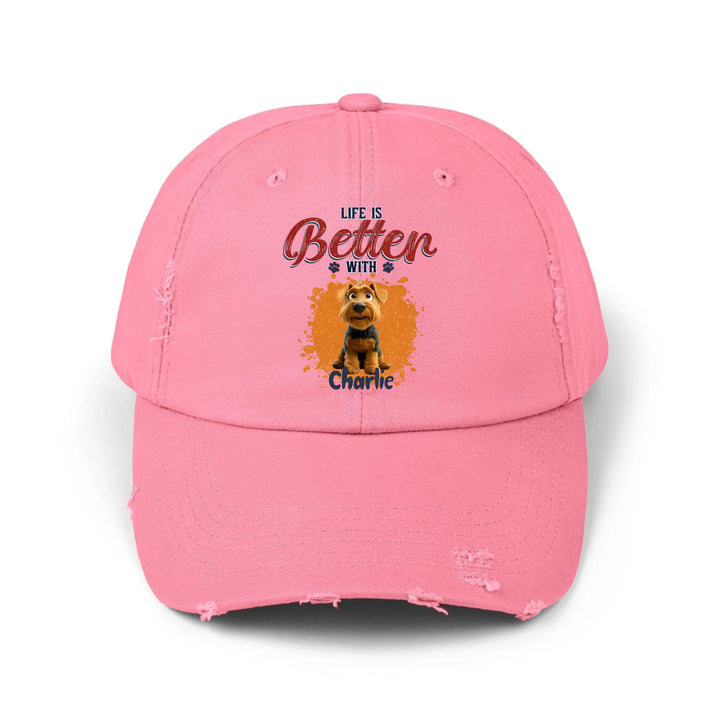 pink cap