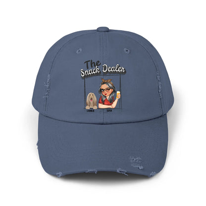 blue cap