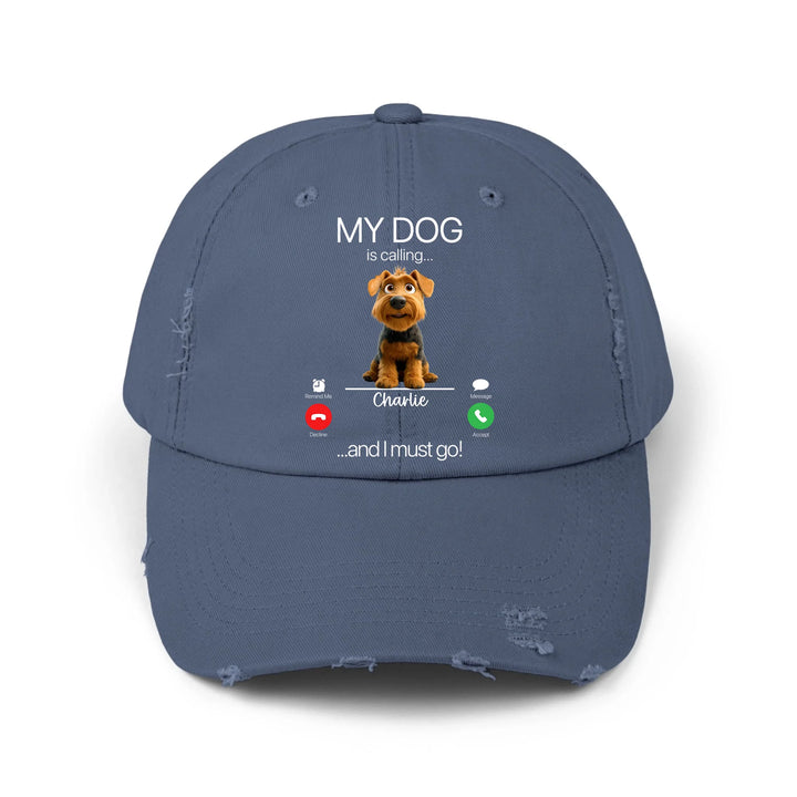 blue cap