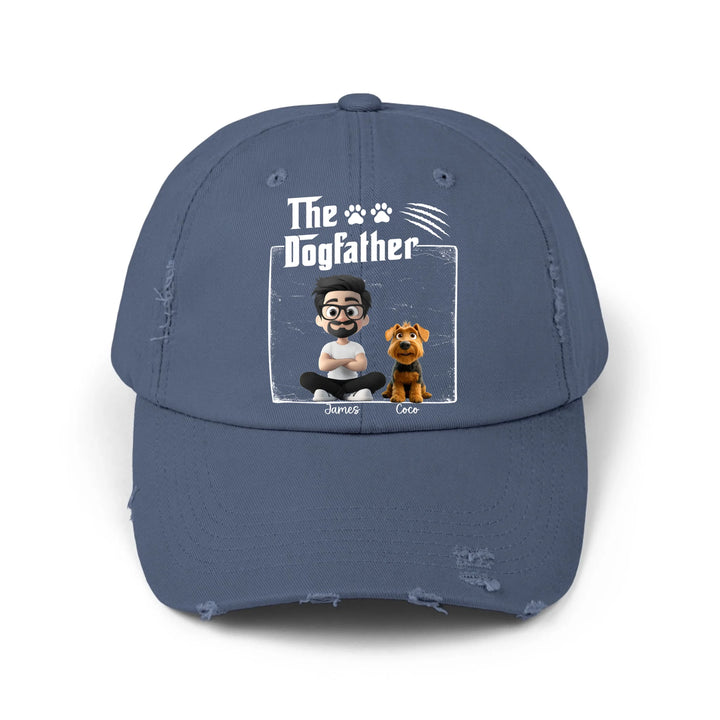 blue cap