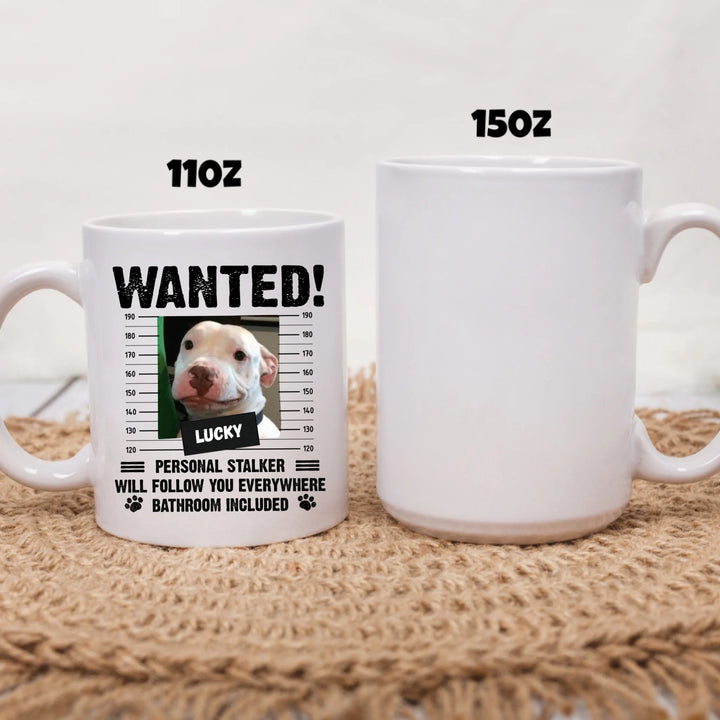 two size white mug