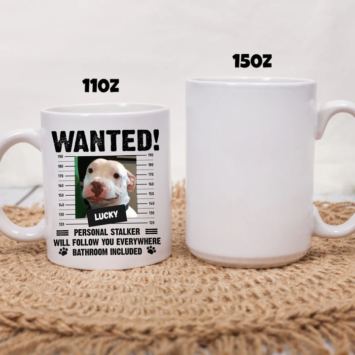 two size white mug