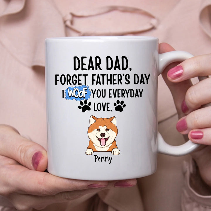 lifestyle white mug