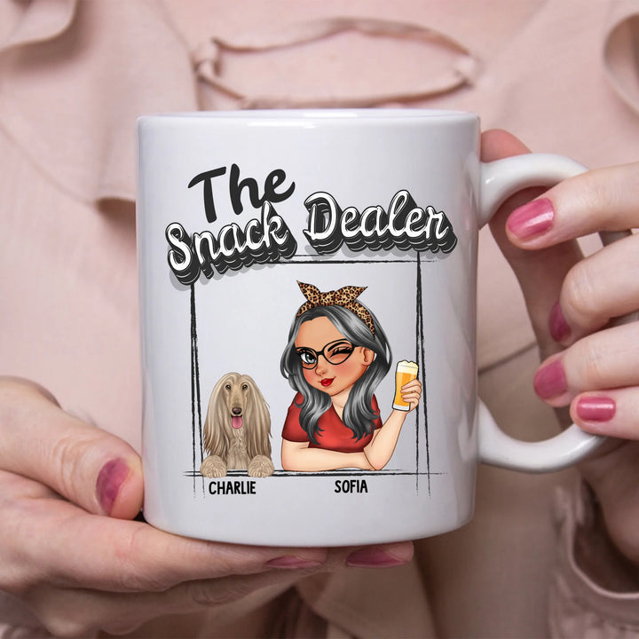 lifestyle white mug