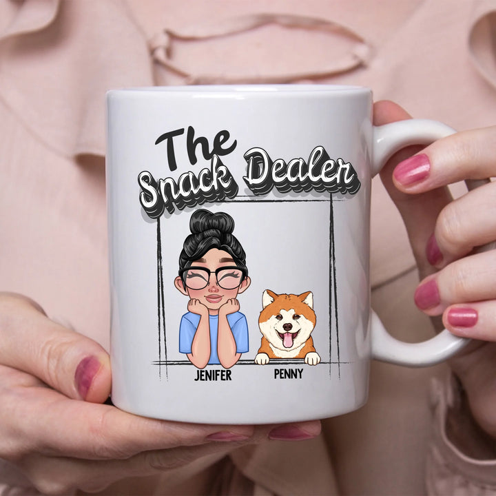lifestyle white mug
