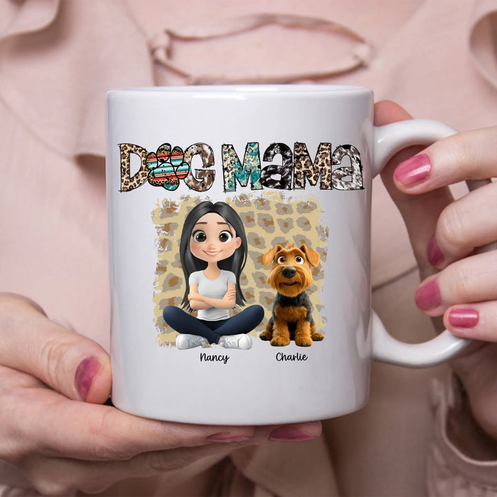 lifestyle white mug