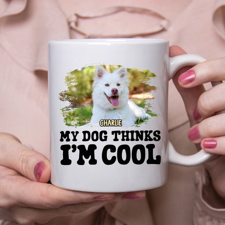 lifestyle white mug