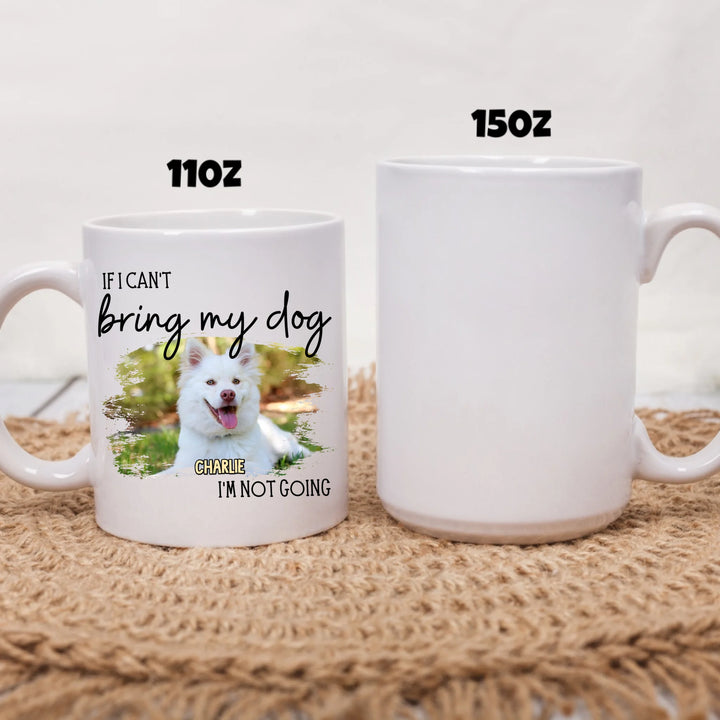 two size white mug