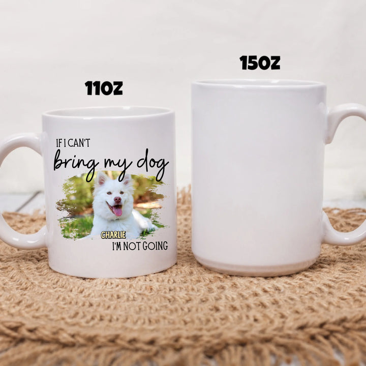 two size white mug