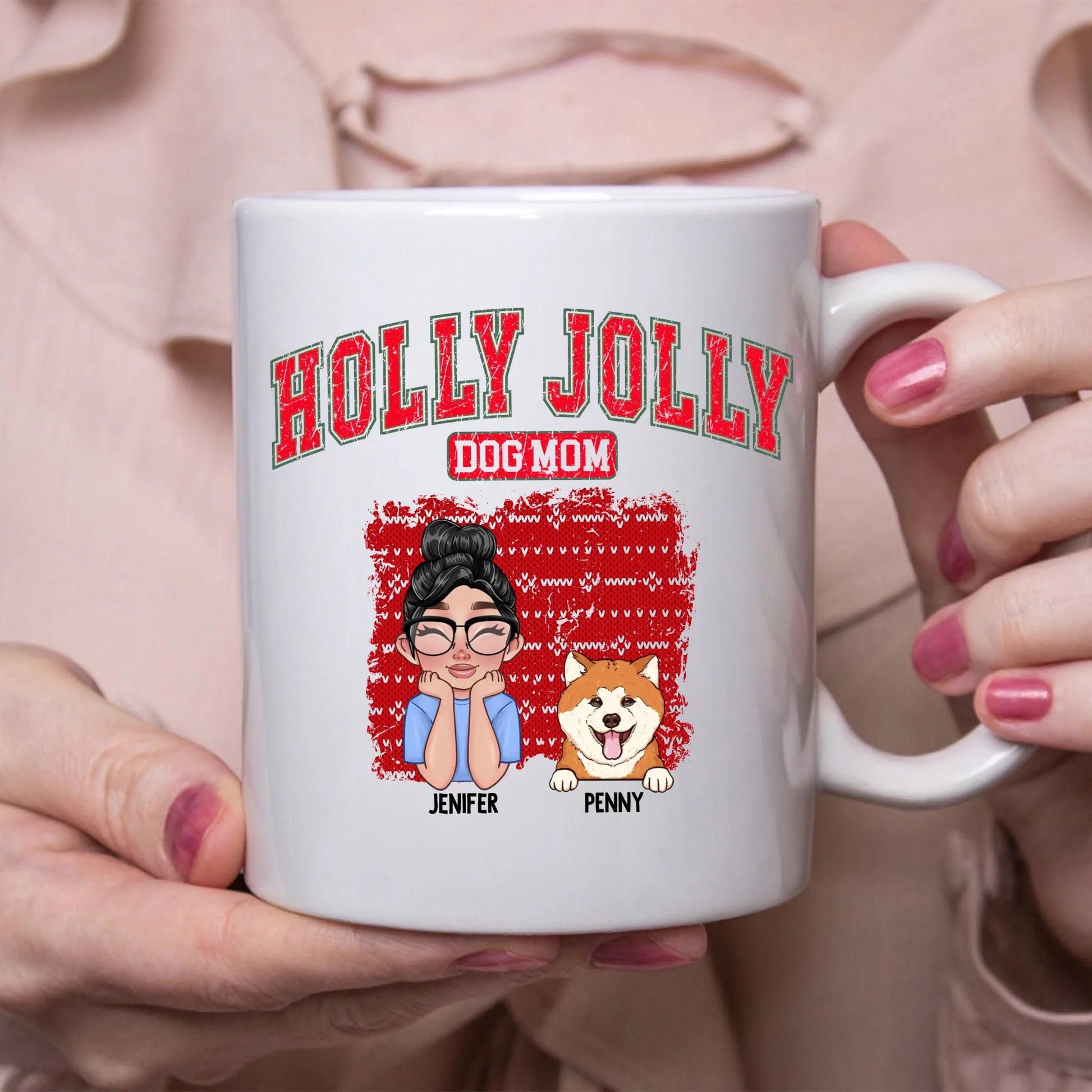 lifestyle white mug