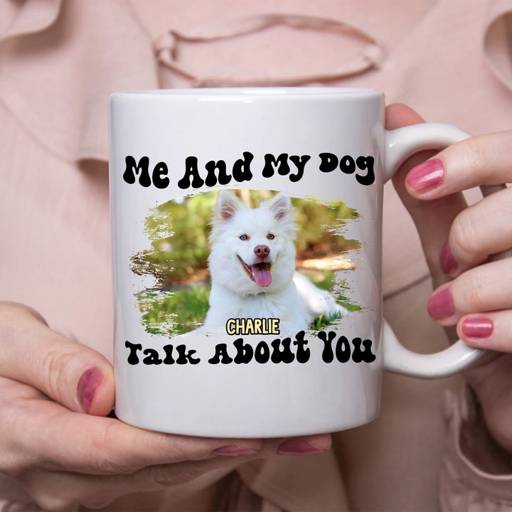 lifestyle white mug