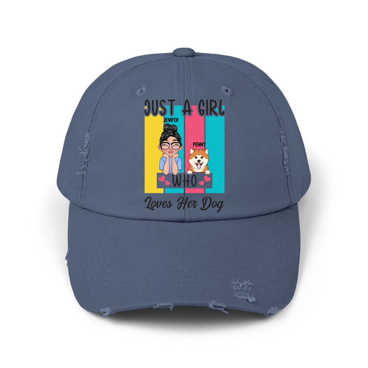 blue cap