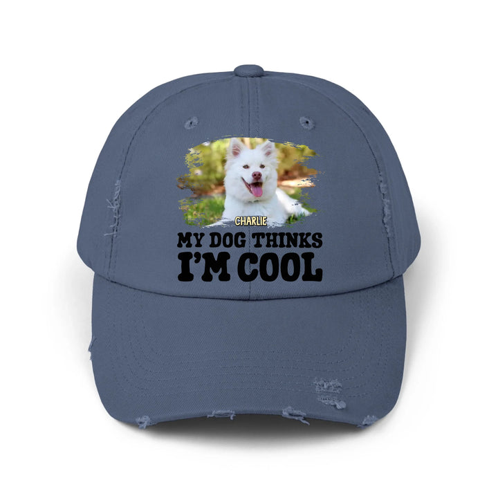 blue cap
