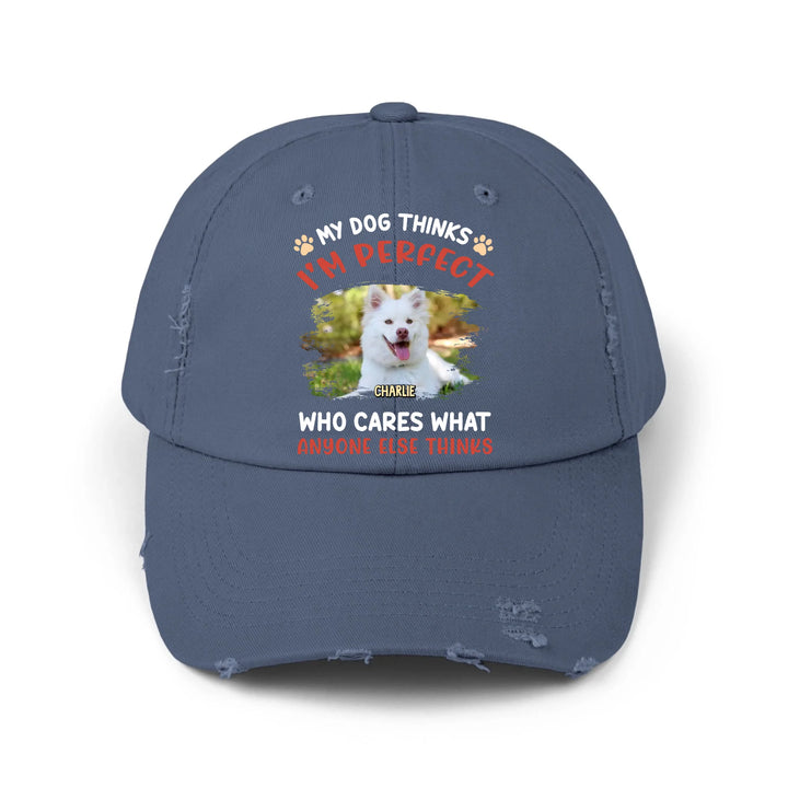blue cap
