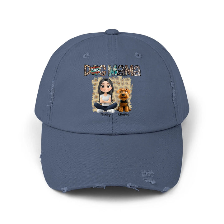 blue cap