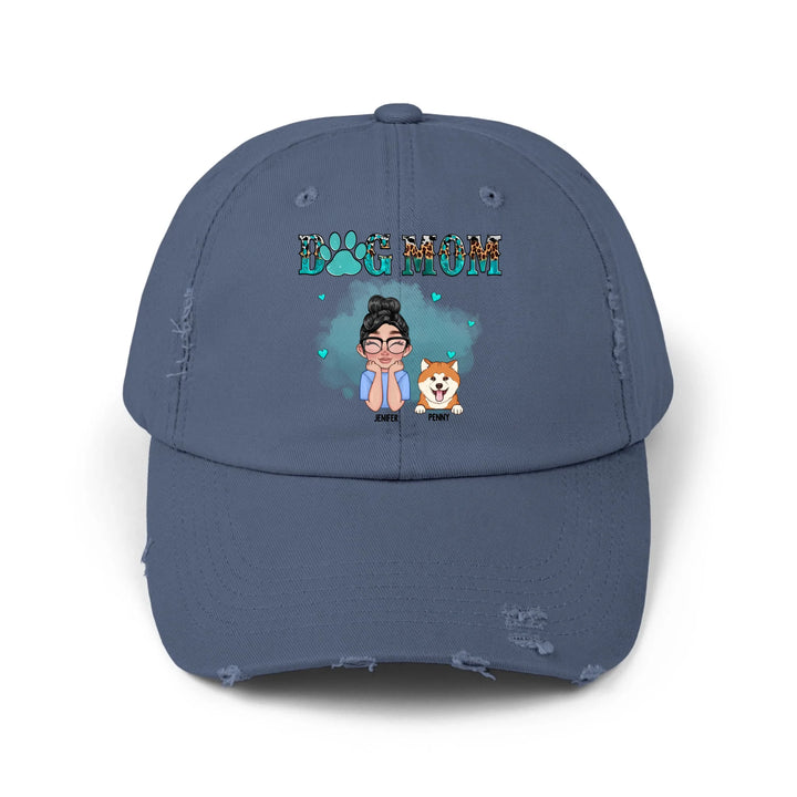 blue cap