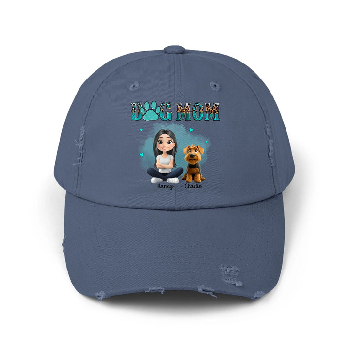 blue cap