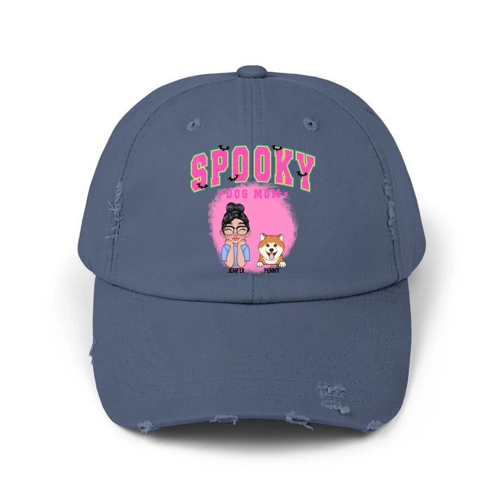 blue cap