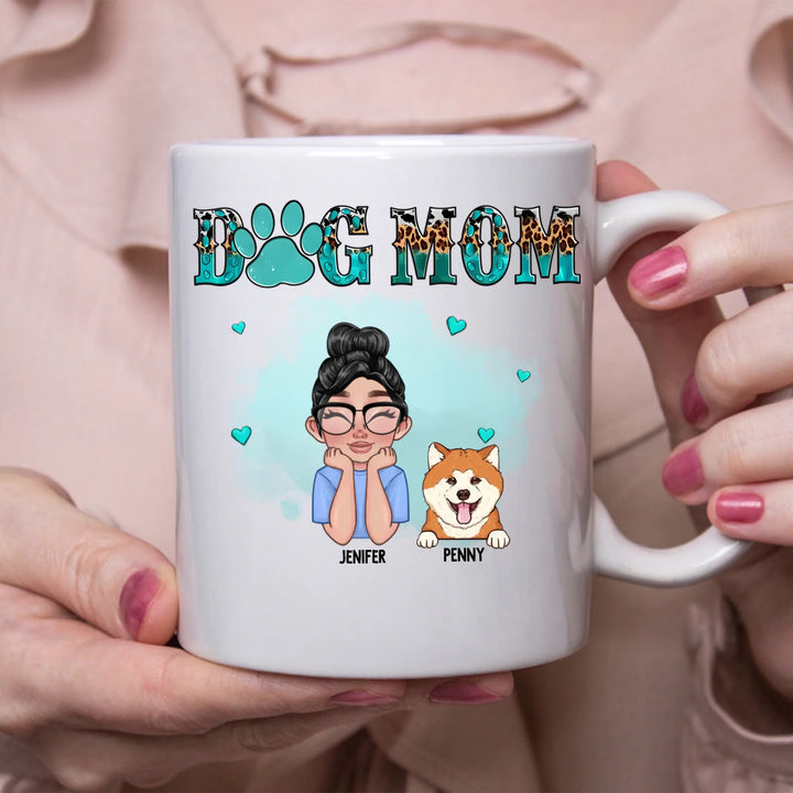 lifestyle white mug