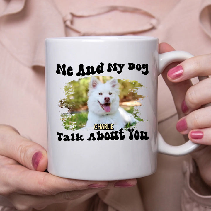 lifestyle white mug