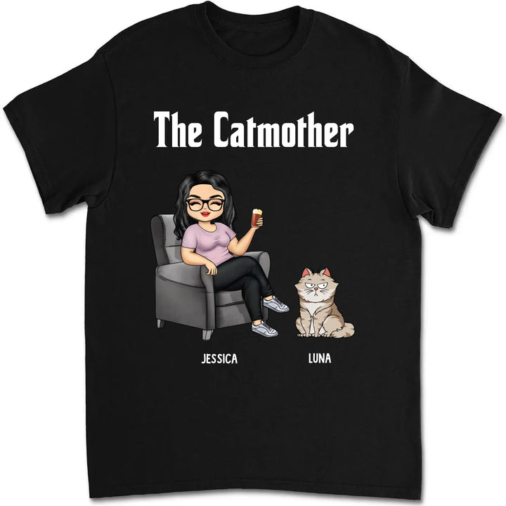 Personalized The Cat Mother Custom Unisex T Shirt Sweatshirt Hoodie Dark Color