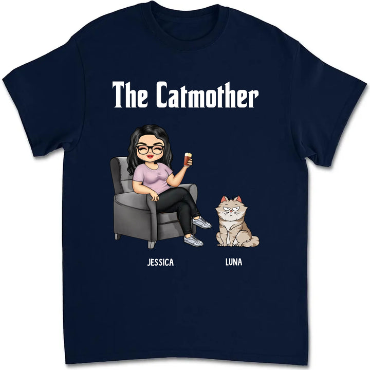 Personalized The Cat Mother Custom Unisex T Shirt Sweatshirt Hoodie Dark Color