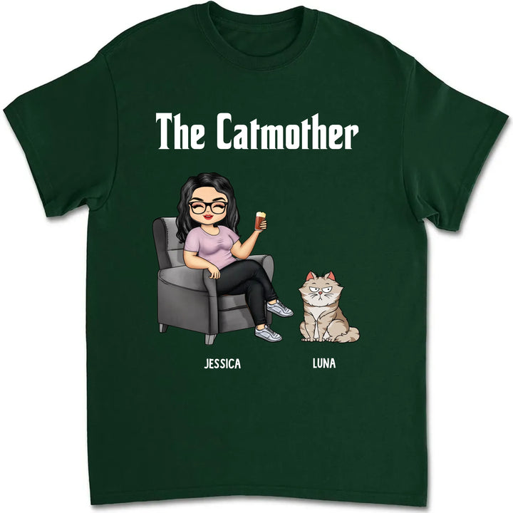 Personalized The Cat Mother Custom Unisex T Shirt Sweatshirt Hoodie Dark Color